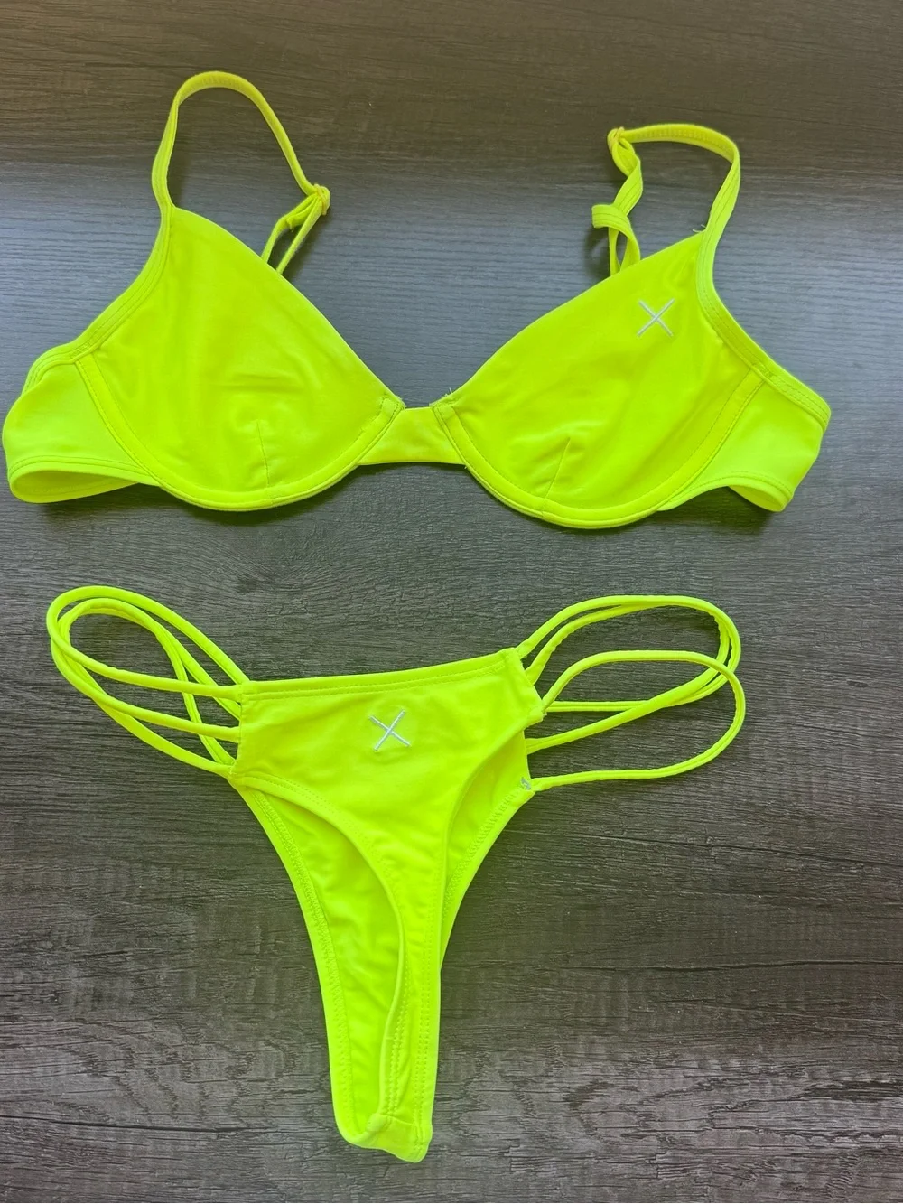 Boutine la neon yellow bikini sz s